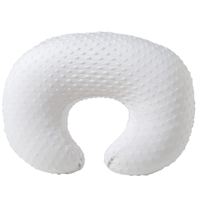 Nursing Pillow Cover, Breastfeeding Pillow Slipcover Snugly Fits for Nursing Pillow for Baby Boys and Girls, Premium Quality Microfiber, Ultra Soft Comfortable (Cloud Dancer)
