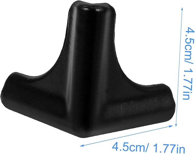 Hemoton 4Pcs Silicone Furniture Corner Protectors 1.77 Inch Soft Elastic Childproof Table Corner Guards for Home Office School Safety