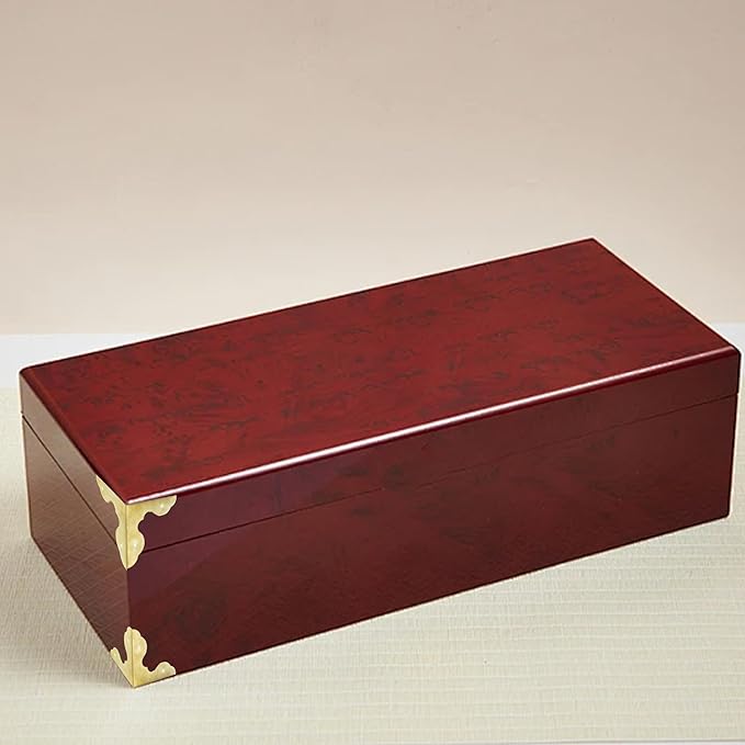 24PCS 1.3” Metal Box Corner Protector, Gold Triangle Edge Decorative Case Corner Edge Guard Protector Metal Cabinet Table Edge Cover