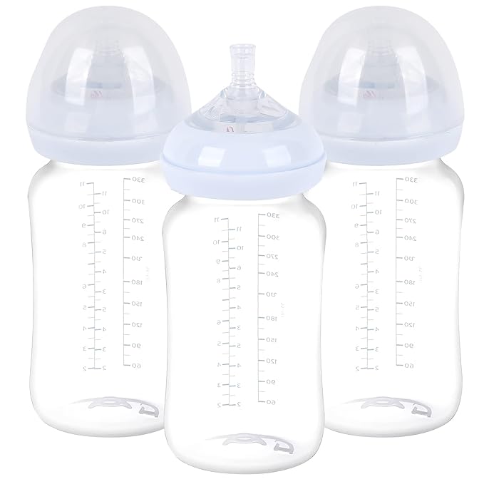 Baby Bottle Lid, Baby Bottles Straw Lid, Baby Bottles Straw Cup Compatible with Philips Avent Baby Bottle, Food-Grade Silicone Material, BPA-Free, Spill-Proof