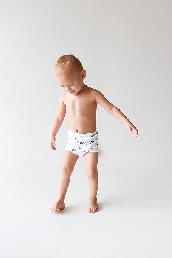 Laas Organic Cotton Potty Training Pants/Underwear, GOTS Certified, Boys, Girls, Unisex, Toddler, Pack of 3