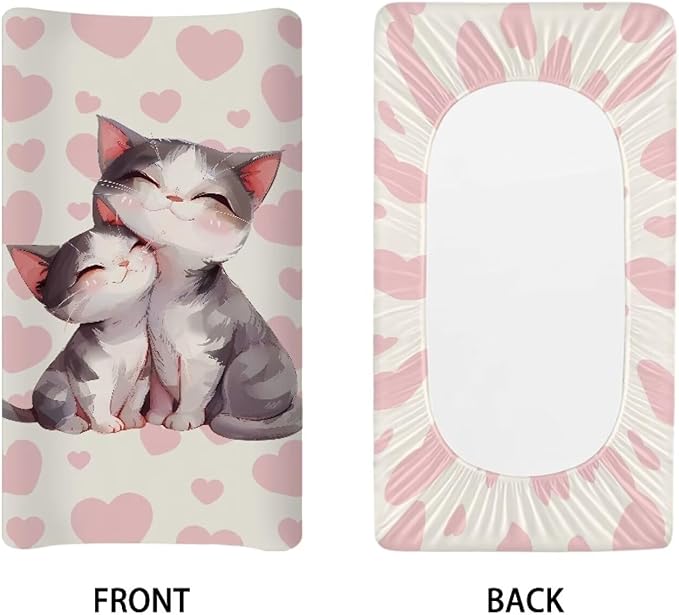 Changing Pad Covers for Boys Girls Carddle Sheet Set for Baby Boys Girls Breathable & Washable Cover