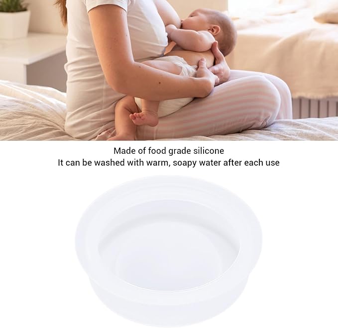 8pcs Breastfeeding Pump Replacement Silicone Membrane Diaphragm Part for V2 V1 with Cleaning Options, Safe Material for Mothers and Babies