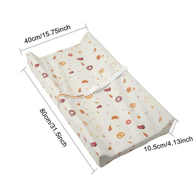 Baby Changing Pad Diaper Changing Pads for Babies Non-Slip Wipeable Changing Mat for Dresser and Table PU Cover with Cute Animal Patterns
