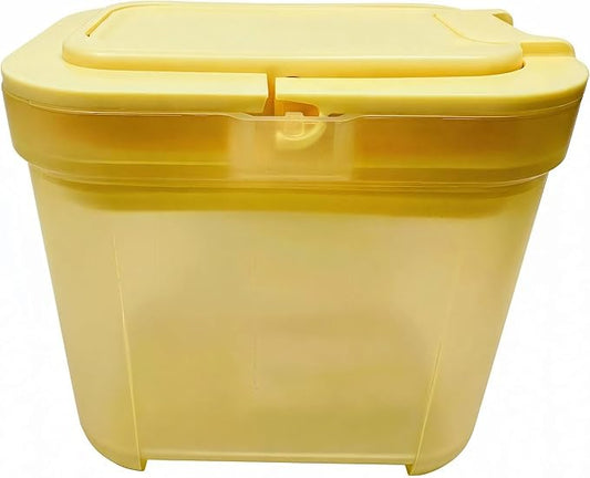 Shockproof Airtight Baby Formula Container with Scoop，Baby Formula Dispenser for Travel Outdoor Activities,BPA Free (Yellow, 1000ml)