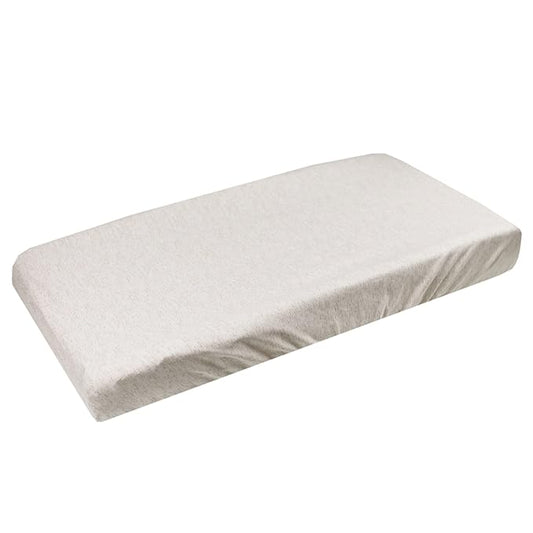 Copper Pearl Premium Knit Changing Pad Cover Soft, Stylish, and Universal Fit for All Standard Diaper Changing Pads, Trendy Design Changing Pad Covers, Oat