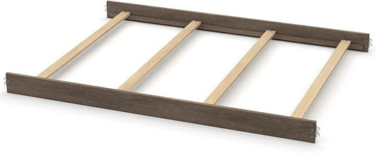 CC KITS Full-Size Conversion Kit Bed Rails Compatible with Simmons Kids Convertible Cribs by Delta Children - Solid Wood Rail - Toddler and Adult Bed Rail for Full-Size (Chocolate, Hook-ON KIT)