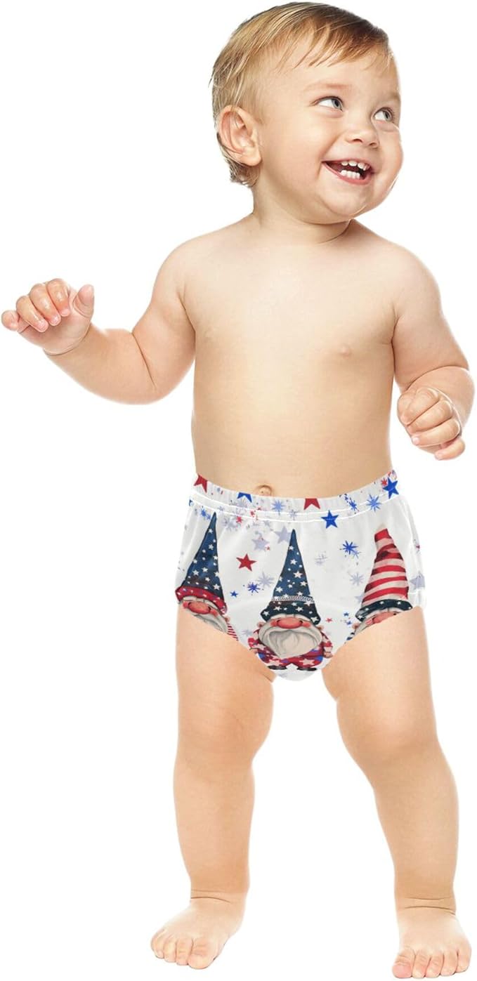 Baby Underwear Potty Training Pants Soft Cotton Night Time Potty Training Underwear for Toddler 3T 3 Cute Gnomes