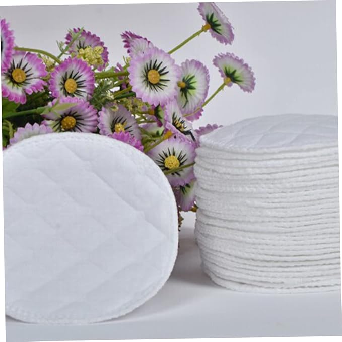20pcs Reusable Nursing Pads Washable Breastfeeding Pads Leak Soft for Maternity Use Contoured Design for Comfort