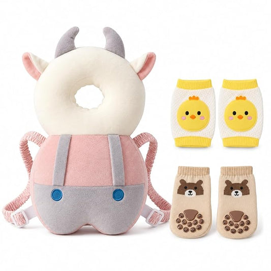 Baby Walker Head Protector BackpackToddler Adjustable Baby Head Protection Backpack (Style G)