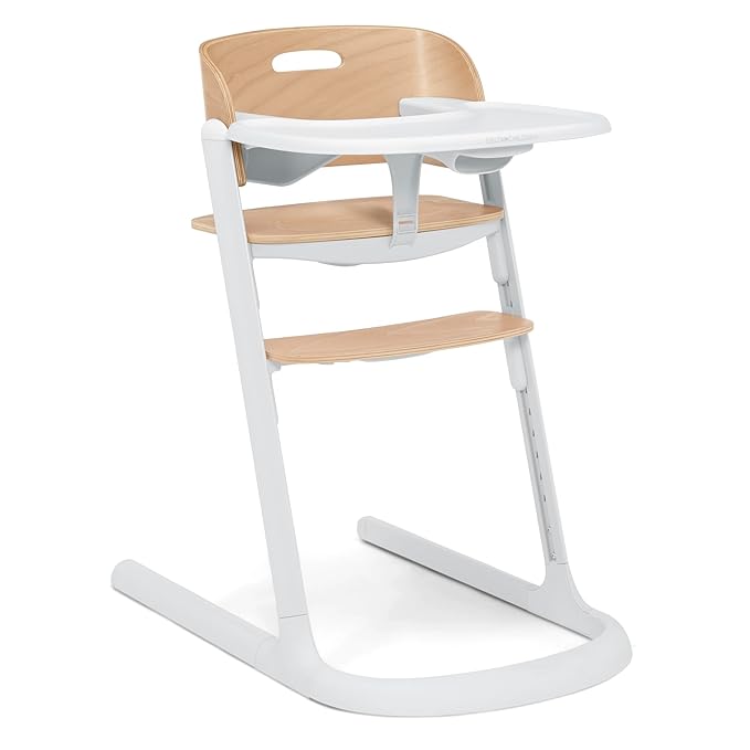 Delta Children Versa Adjustable 3-in-1 High Chair for Babies & Toddlers - 3 Growing Stages from Infant to Adult Seating - Greenguard Gold Certified, White