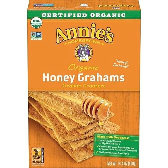 Annies Homegrown Organic Honey Graham Cracker, 14.4 Ounce - 12 per case