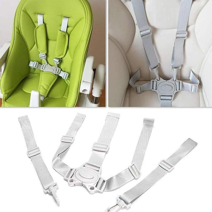High Chair Strap Replacement, Baby Trend Five Point High Chair Harness Adjustable Highchair Strap Accessories