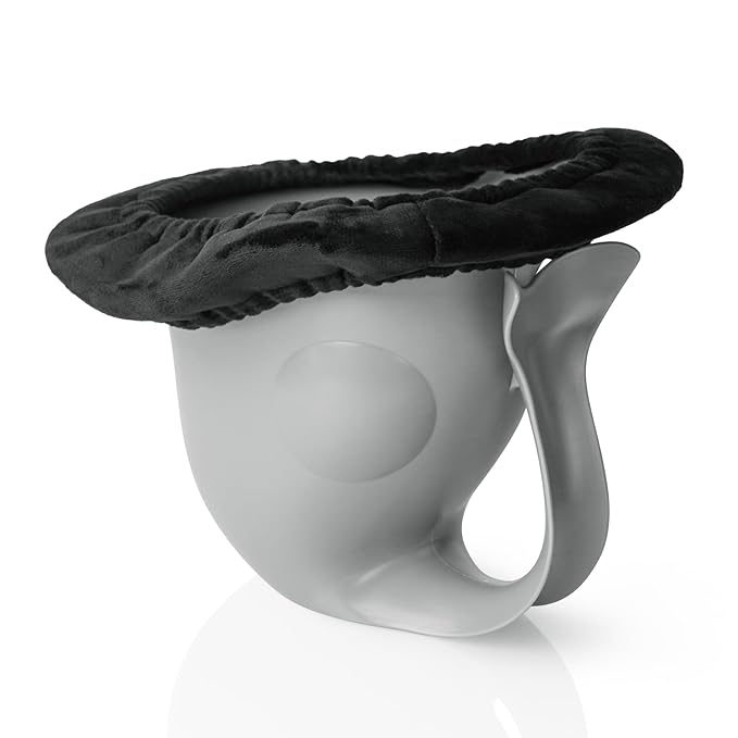 Potty for Newborn Baby Potty Training; for Diaper Free Baby Elimination Communication Indoor & Outdoor; Attractive Fish Shape (Grey)