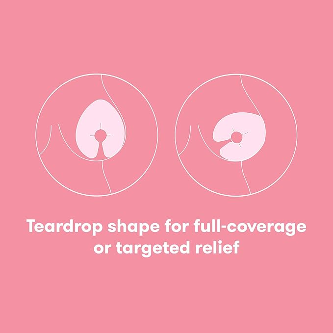 Frida Mom Breast Therapy Packs, Breast Pads, Cold & Hot Pack for Pain Relief, Breastfeeding Essentials for Lactation Support, Mastitis, Engorgement and Pump Aid, Postpartum Recovery, 2pk