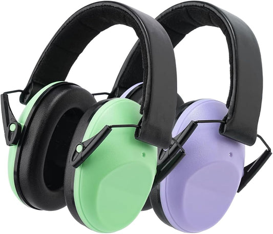 Noise Canceling Headphones for Kids 2PACK, 25-31NR Noise Reduction Earmuffs for Fireworks, Autism