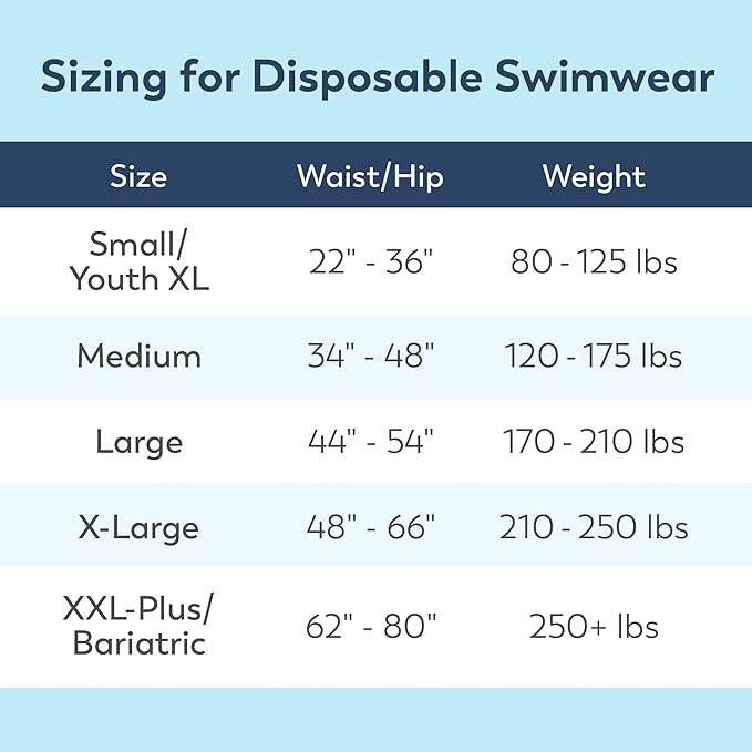 Swimmates 2846 Disposable Swimwear-Large-72/Case