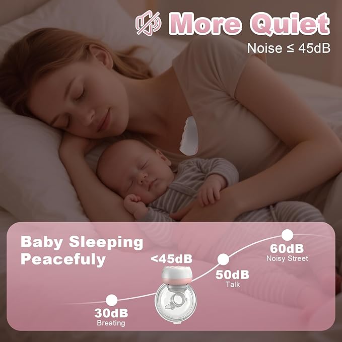 Electric Hands-Free Breast Pumps, Wearable Breast Pump with 4 Modes, 12 Levels, LCD Display, Memory Function Rechargeable with Massage and Pumping Mode 24mm Flange (2 Pack)