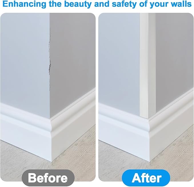 4Pack Aluminum Metal Corner Protector, 45″x 2″ Peel and Stick L Molding Corner Guards with 90° Angle, for Wall Door Frame Cabinet Furniture Baseboard Protection and Decoration (Silver)