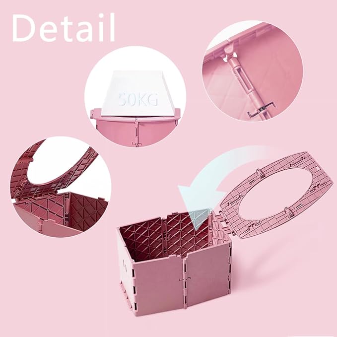 Portable Potty for Toddler,Travel Potty for Kids，Travel Potty for Car，Apply toCamping, Tourism, Outdoor, Indoor