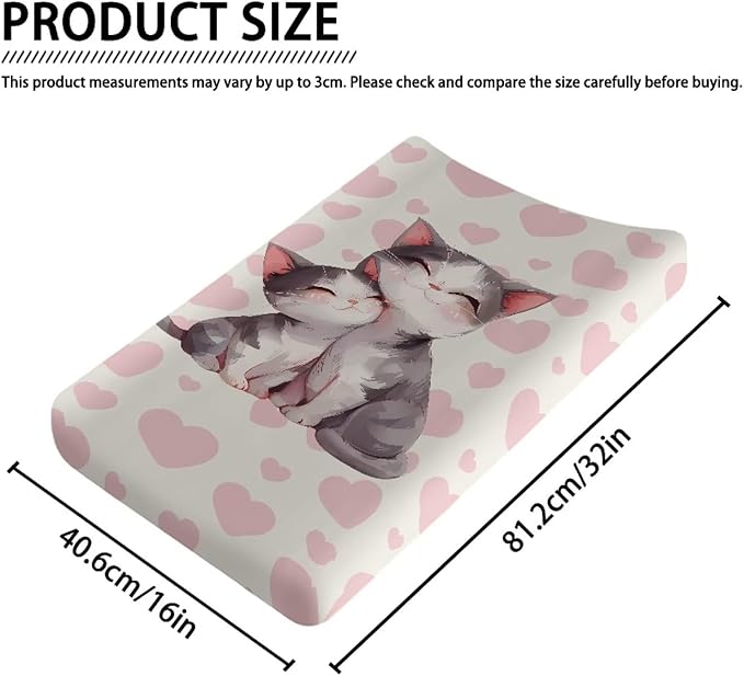 Changing Pad Covers for Boys Girls Carddle Sheet Set for Baby Boys Girls Breathable & Washable Cover