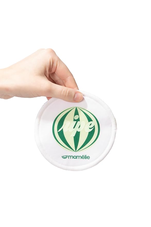 Mamèlie® by Silverette USA Glow in The Dark Reusable Organic Bamboo Nursing Pads