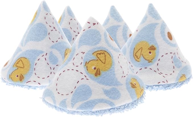 Washable Cotton Pee-Pee Teepees that Shield Baby Boys Pee During Diaper Changes. Makes a Great add-on Gift for a Baby Shower Thanks to its Fun, Gift-Ready Store Packaging. 5 Pack. Rubber Duck