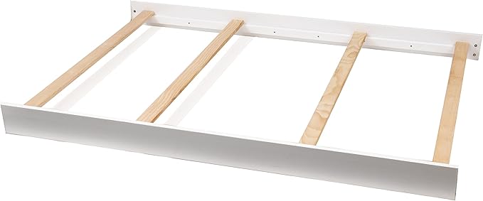 Full-Size Conversion Kit Bed Rails for Sorelle Convertible Cribs - Solid Wood Rail - Toddler and Adult Bed Rail for Full-Size Beds - Essential Nursery & Baby Furniture (Model #215, Vintage White)