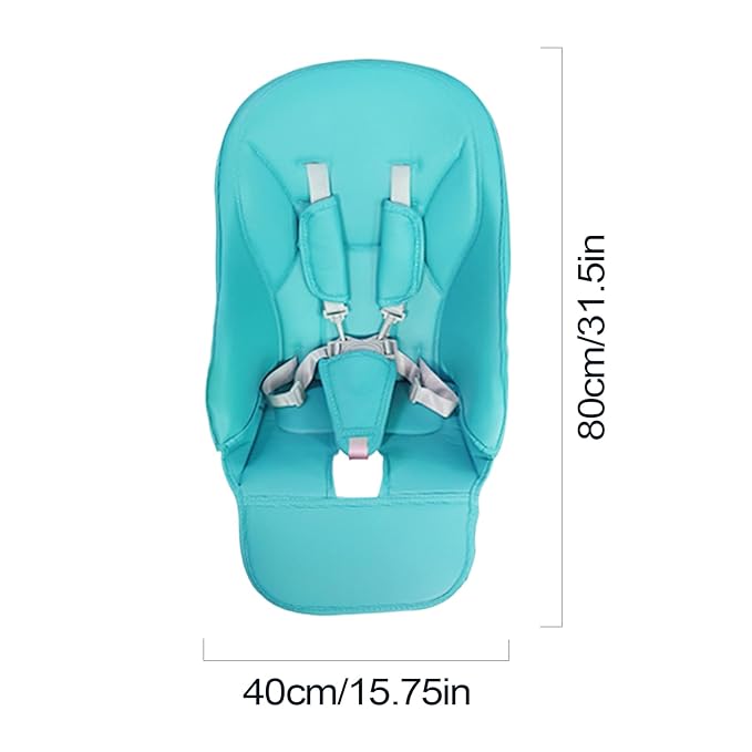 High Chair Cushion Replacement, PU Leather Baby High Chair Cover, Non-Slip Baby Dining Chair Cover Seat Padded Cushion for Pegs Pere_go, Siesta Zero3