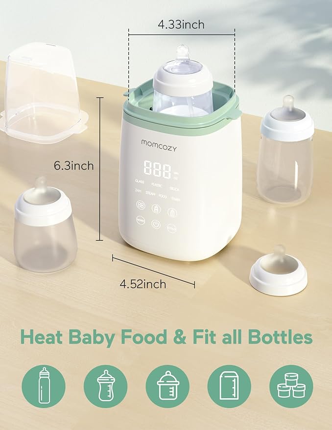Momcozy Sterilizer and Dryer & Momcozy Bottle Warmer