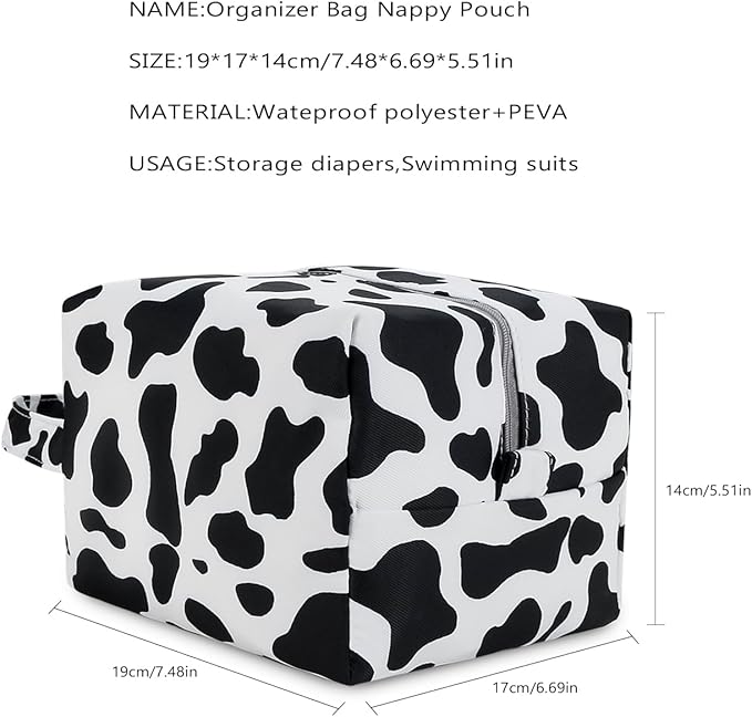 MOMIGO Wet Dry Bags for Baby Cloth Diapers - Waterproof Pod Hanging Diaper Bag Reusable, Washable for Baby Stroller, Diaper Bag, Breast Pump Parts, Travel Bag
