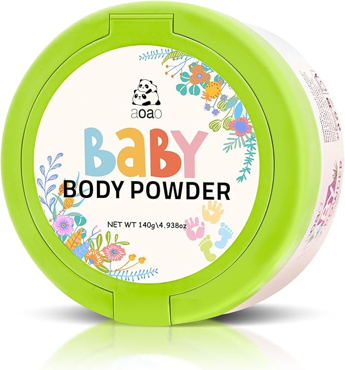 Talc-Free Baby Powder, Natural Cornstarch with Zinc Oxide, Hypoallergenic Formula for Sensitive Skin Chafe & Itch Relief, Help Prevent Diaper Rash, Gentle Care for Delicate Infant Diaper Area, 5oz