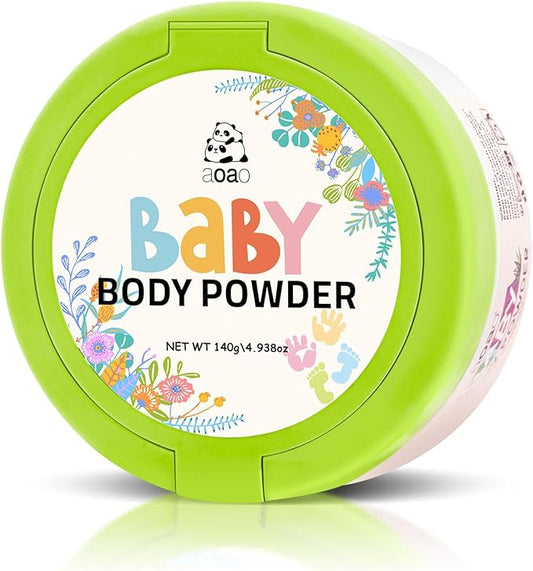 Talc-Free Baby Powder, Natural Cornstarch with Zinc Oxide, Hypoallergenic Formula for Sensitive Skin Chafe & Itch Relief, Help Prevent Diaper Rash, Gentle Care for Delicate Infant Diaper Area, 5oz