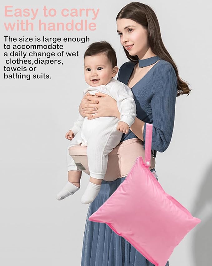ALVA Waterproof Leakproof Wet Dry Bag 2-Pack | Reusable for Swim, Baby Clothes, Diapers & Travel 2LK06