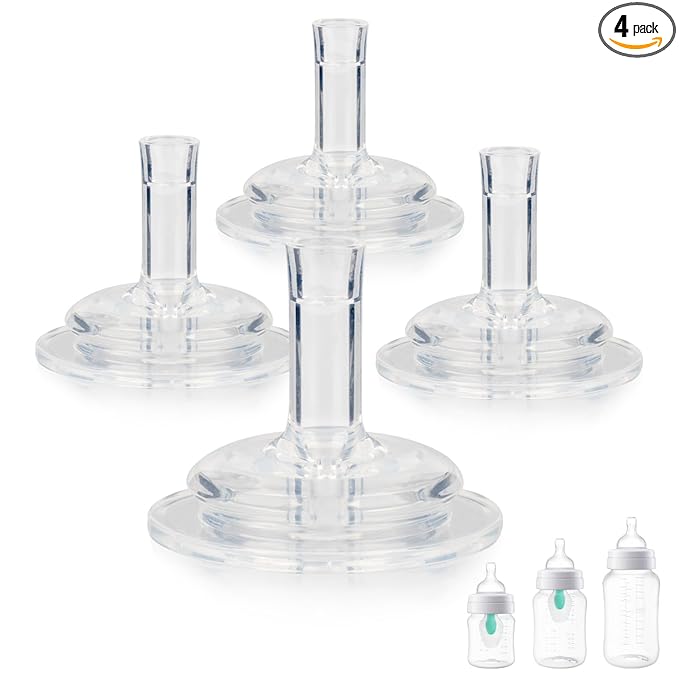 Straw Cup Nipples for Philips Avent Anti-Colic Baby Bottles,Food Grade Silicone Sippy Spout，Variable Flow Soft Nipple，6m+,4-Count