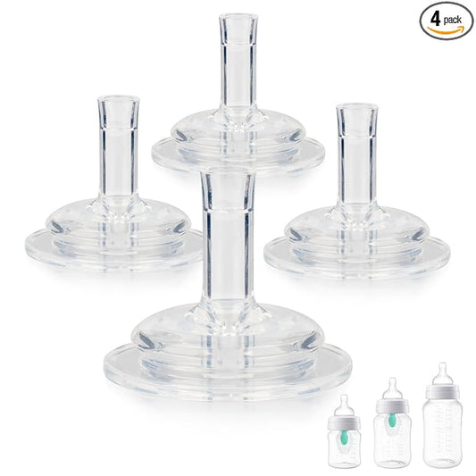 Straw Cup Nipples for Philips Avent Anti-Colic Baby Bottles,Food Grade Silicone Sippy Spout，Variable Flow Soft Nipple，6m+,4-Count