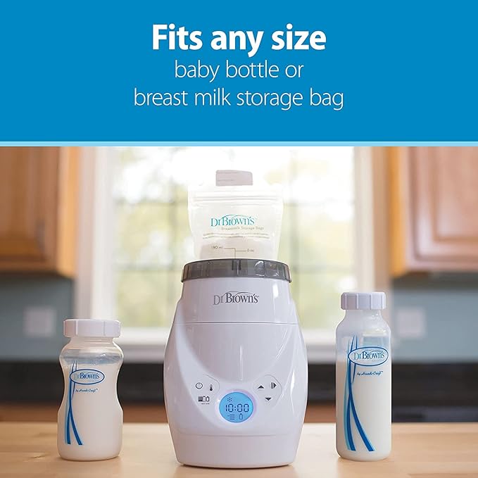 Dr. Brown's Milk Spa Breast Milk & Bottle Warmer with Microwave Steam - for Baby Bottles, Nipples, Bottle Parts, Pacifiers, Teethers and Breast Pump Parts