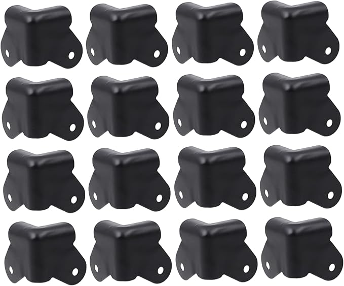 Speaker Corner Cover Metal Wrap Corner Protector Furniture Edge Guards Anti-Collision Protective Covers for Cabinets and Audio Equipment