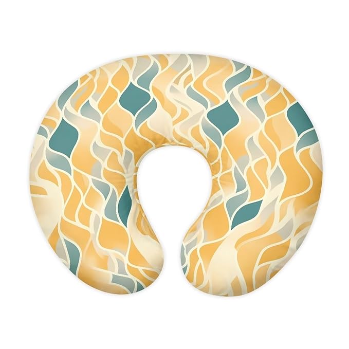 Ripple Stripe Nursing Pillow Original Support Cover, Wave Line Detachable Nursing Pillow Protective Case, Aesthetic Art Soft Infant Nursing Pillow Cover