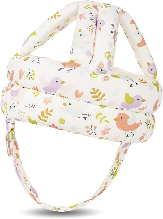 Baby Head Protector for Crawling Walking, Baby Helmet Adjustable No Bumps and Soft Cushion, Infant Safety Cap for Kid Learning to Walk