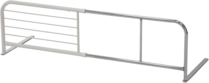 Fuji Boeki BG-831 15571 Slide Bed Guard (Expandable Sides), Width 37.4 x Depth 15.7 x Height 14.0 inches (95 x 40 x 35.5 cm), White