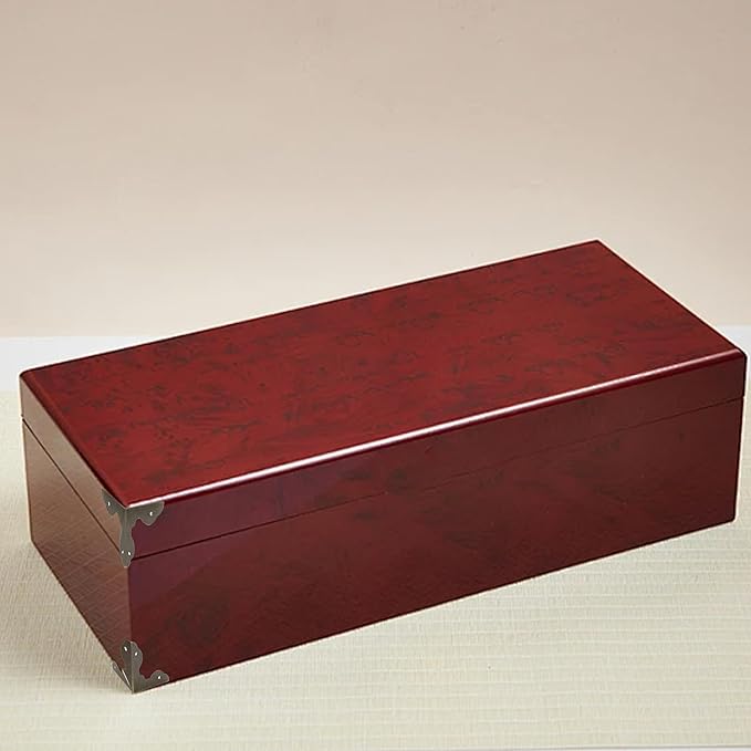24PCS 1.3” Metal Box Corner Protector, Bronze Triangle Edge Decorative Case Corner Edge Guard Protector Metal Cabinet Table Edge Cover