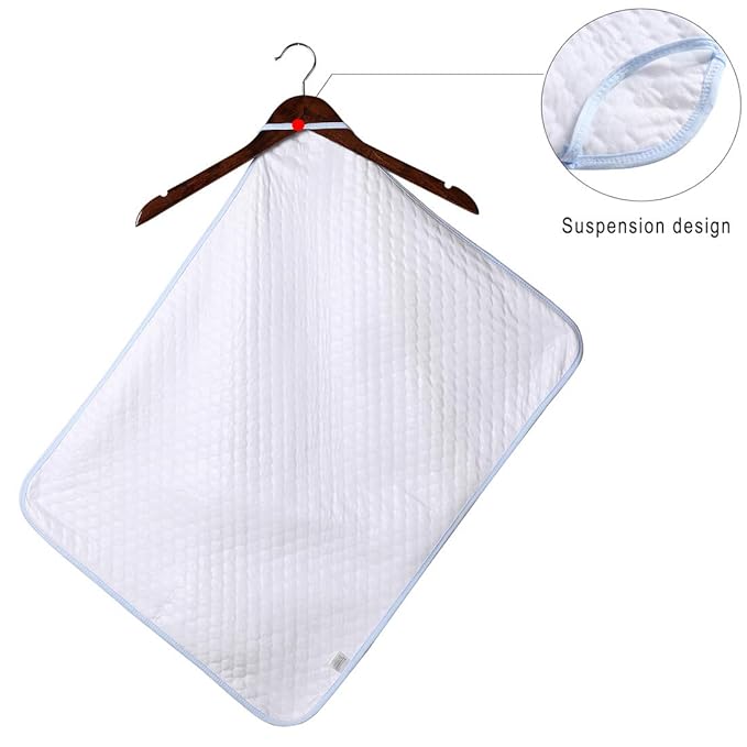 Waterproof Diaper Changing Pads Portable - Breathable Leak Proof Mattress Pad Protector Baby Changing Mat for Toddler, Kids Pack of 3 (S (17.7 x 13.7 Inch))