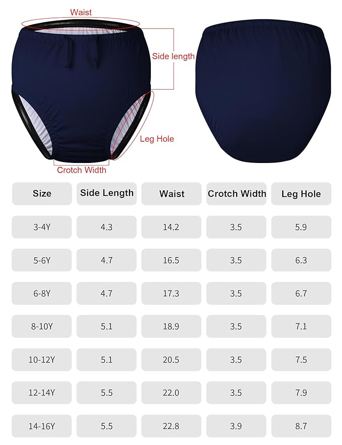 Youth Special Needs Reusable Swim Diapers Swimwear for Incontinence Diaper Covers Waterproof,Leakproof, Unisex
