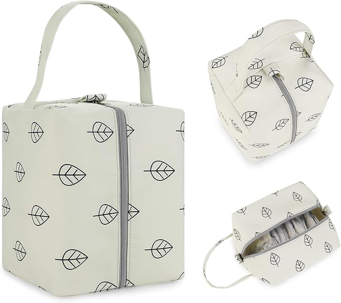 MOMIGO Wet Dry Bags for Baby Cloth Diapers - Waterproof Pod Hanging Diaper Bag Reusable, Washable for Baby Stroller, Diaper Bag, Breast Pump Parts, Travel Bag