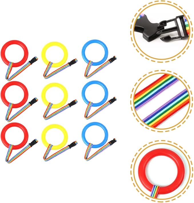 Toyvian Child Safety Walking Rope with Handle for Preschool and Kindergarten Toddler Leash Harness for Outdoor Group Activities and Daycare Safety