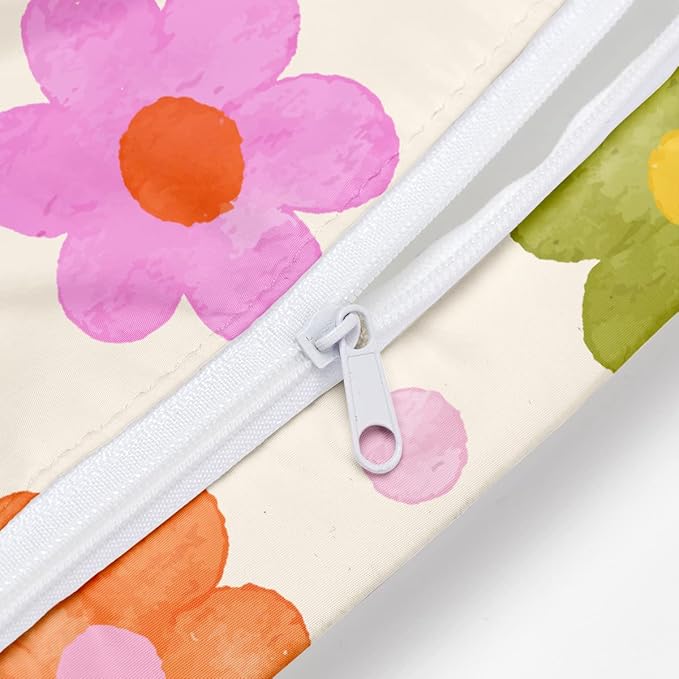 Wet Bag, Wet Dry Bag, Wet Bag for Swimsuit, Travel, Beach, Pool, Diapers, Dirty Yoga Gym Clothes, Makeup Bag, Waterproof Flower Face Hippie Decor