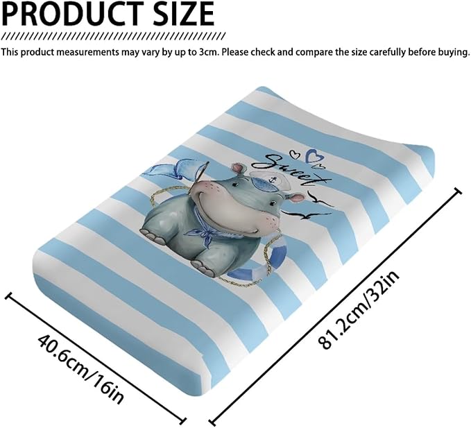 Changing Pad Covers for Boys Girls Carddle Sheet Set for Baby Boys Girls Breathable & Washable Cover