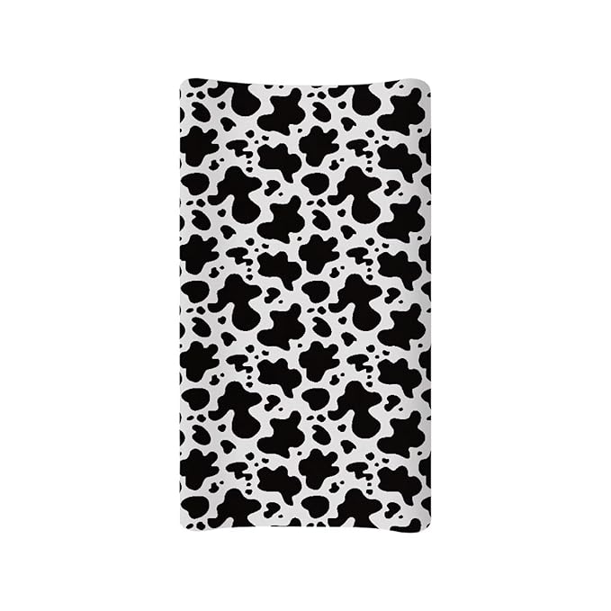 Cow Print Baby Changing Pad Cover Soft Diaper Changing Pad Cover Breathable Diaper Changing Pad Cover 32''*16'' Changing Pads Nursery Decor