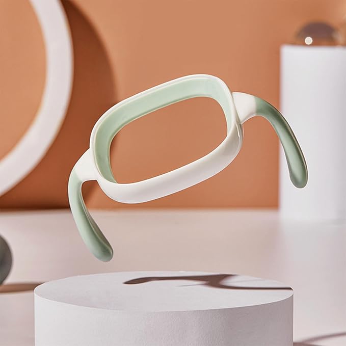 Baby Bottle Handle Square Shape Feeding Bottle Handle BPAFree Silicone Handle for Wide Neck Bottles, 7.3 x 5.3cm, Green